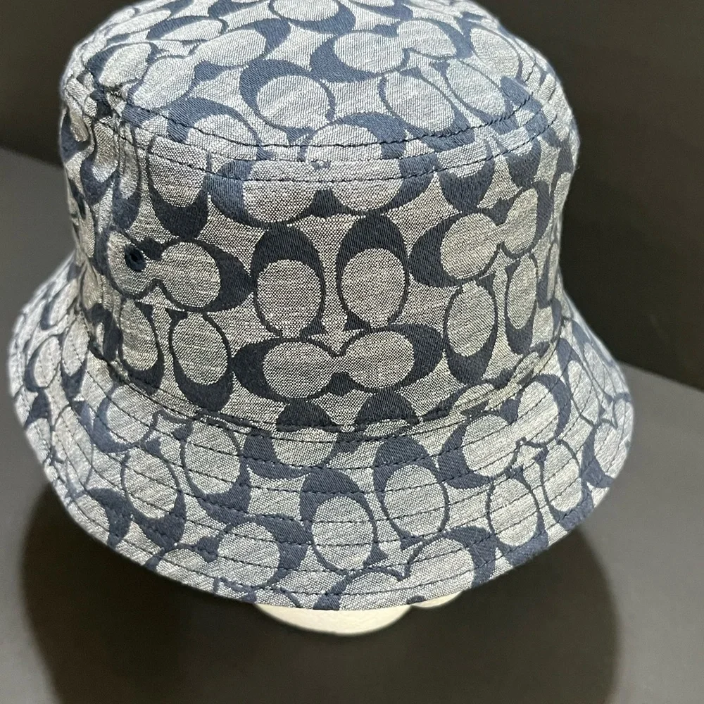 Coach Blue Patterned Men's Hat - Picture 6 of 10